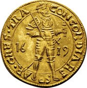 Italy 1 Ongaro (Guglielmo I Malaspina) CONCORDIA RE SP AR GRES TRA 16 19 coin obverse