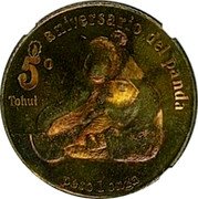Mexico 1 Onza (Fifth anniversary of the birth of the North American panda Tohui Pattern) TOHUI 5O ANIVERSARIO DEL PANDA PESO 1 ONZA coin reverse Mexico 1 Onza (Fifth anniversary of the birth of the North American panda Tohui Pattern) TOHUI 5O ANIVERSARIO DEL PANDA PESO 1 ONZA coin reverse