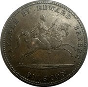 UK 1 Penny (Staffordshire. Bilston. Edward Beebee) PAYABLE BY EDWARD BEEBEE. BILSTON coin reverse UK 1 Penny (Staffordshire. Bilston. Edward Beebee) PAYABLE BY EDWARD BEEBEE. BILSTON coin reverse