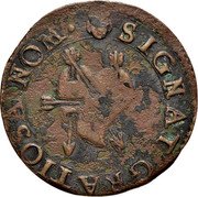 Italy 1 Soldo (Siro d'Autriche prince de Correggio) SIGNAT GRATIOSA NOM coin reverse Italy 1 Soldo (Siro d'Autriche prince de Correggio) SIGNAT GRATIOSA NOM coin reverse