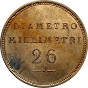 Italy 10 Centesimi Victor Emmanuel III Pattern 1907 R DIAMETRO MILLIMETRI 26 coin reverse