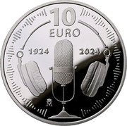 Spain 10 Euro (Centenary of Radio) 10 EURO 1924 2024 M coin reverse Spain 10 Euro (Centenary of Radio) 10 EURO 1924 2024 M coin reverse
