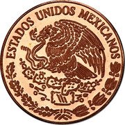 Mexico 10 Pesos (Cabeza De Coyolxauhqui. Pattern) ESTADOS UNIDOS MEXICANOS coin obverse Mexico 10 Pesos (Cabeza De Coyolxauhqui. Pattern) ESTADOS UNIDOS MEXICANOS coin obverse