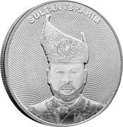 Malaysia 10 Ringgit (Installation of H.M. Seri Paduka Baginda Yang di-Pertuan Agong XVII) SULTAN IBRAHIM coin obverse Malaysia 10 Ringgit (Installation of H.M. Seri Paduka Baginda Yang di-Pertuan Agong XVII) SULTAN IBRAHIM coin obverse