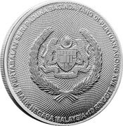 Malaysia 10 Ringgit (Installation of H.M. Seri Paduka Baginda Yang di-Pertuan Agong XVII) PERTABALAN SERI PADUKA BAGINDA YANG DI-PERTUAN AGONG XVII BANK NEGARA MALAYSIA 10 RINGGIT coin reverse Malaysia 10 Ringgit (Installation of H.M. Seri Paduka Baginda Yang di-Pertuan Agong XVII) PERTABALAN SERI PADUKA BAGINDA YANG DI-PERTUAN AGONG XVII BANK NEGARA MALAYSIA 10 RINGGIT coin reverse