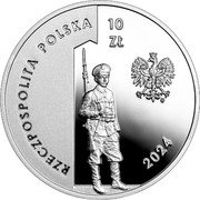 Poland 10 Zlotych (100th Anniversary of the Border Protection Corps) RZECZPOSPOLITA POLSKA 2024 10 ZŁ MW coin obverse Poland 10 Zlotych (100th Anniversary of the Border Protection Corps) RZECZPOSPOLITA POLSKA 2024 10 ZŁ MW coin obverse