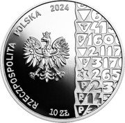 Poland 10 Zlotych (To the Victims of the Stutthof Concentration Camp) RZECZPOSPOLITA POLSKA 2024 10 ZŁ coin obverse Poland 10 Zlotych (To the Victims of the Stutthof Concentration Camp) RZECZPOSPOLITA POLSKA 2024 10 ZŁ coin obverse