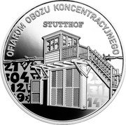 Poland 10 Zlotych (To the Victims of the Stutthof Concentration Camp) OFIAROM OBOZU KONCENTRACYJNEGO STUTTHOF coin reverse Poland 10 Zlotych (To the Victims of the Stutthof Concentration Camp) OFIAROM OBOZU KONCENTRACYJNEGO STUTTHOF coin reverse