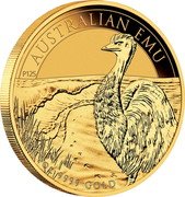 Australia 100 Dollars Charles III. Australian Emu 2024 P125 AUSTRALIAN EMU P125 2024 1 OZ 9999 GOLD coin reverse Australia 100 Dollars Charles III. Australian Emu 2024 P125 AUSTRALIAN EMU P125 2024 1 OZ 9999 GOLD coin reverse