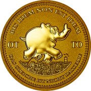 Tuvalu 100 Dollars Ottifant. Charles III 2024  BU BIS IDEM NON EST IDEM OT TO DAS GLEICHE IST NICHT DASSELBE coin reverse Tuvalu 100 Dollars Ottifant. Charles III 2024  BU BIS IDEM NON EST IDEM OT TO DAS GLEICHE IST NICHT DASSELBE coin reverse