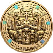 Canada 100000 Dollars (The Dance Screen. The Scream Too) CANADA JH coin reverse Canada 100000 Dollars (The Dance Screen. The Scream Too) CANADA JH coin reverse
