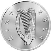 Ireland 15 Euro 100 Years since the Establishment of the Irish Defence Forces 2024 Proof ÉIRE 2024 coin obverse Ireland 15 Euro 100 Years since the Establishment of the Irish Defence Forces 2024 Proof ÉIRE 2024 coin obverse