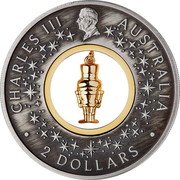 Australia 2 Dollars (The Christmas Nutcracker) CHARLES III AUSTRALIA 2 DOLLARS coin obverse