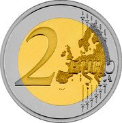 Croatia 2 Euro (Marko Marulic) 2 EURO LL coin reverse Croatia 2 Euro (Marko Marulic) 2 EURO LL coin reverse