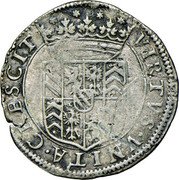 Italy 2 Fiorini (Francesco Filiberto Ferrero Fieschi Crevacuore) VIRTVS VNITA CRESCIT coin reverse Italy 2 Fiorini (Francesco Filiberto Ferrero Fieschi Crevacuore) VIRTVS VNITA CRESCIT coin reverse