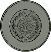 Mexico 20 Pesos (Calendario Azteca. Pattern. Uniface)  coin obverse Mexico 20 Pesos (Calendario Azteca. Pattern. Uniface)  coin obverse