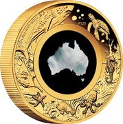 Australia 200 Dollars Great Southern Land. Chrysoprase Map 2024 P125 Proof AH P125 2024 2OZ 9999 GOLD coin reverse Australia 200 Dollars Great Southern Land. Chrysoprase Map 2024 P125 Proof AH P125 2024 2OZ 9999 GOLD coin reverse