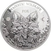 Samoa 25 Dollars (Majestic Wildlife. Fox) FOX 2024 MAJESTIC WILDLIFE coin reverse Samoa 25 Dollars (Majestic Wildlife. Fox) FOX 2024 MAJESTIC WILDLIFE coin reverse