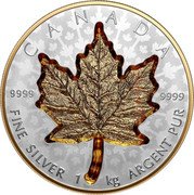 Canada 250 Dollars (Super Incuse Maple Leaf) CANADA 9999 9999 FINE SILVER 1 KG ARGENT PUR coin reverse Canada 250 Dollars (Super Incuse Maple Leaf) CANADA 9999 9999 FINE SILVER 1 KG ARGENT PUR coin reverse