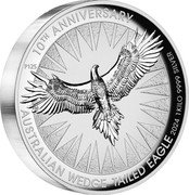 Australia 30 Dollars (Wedge-tailed Eagle 10th Anniversary) P125 10TH ANNIVERSARY AUSTRALIAN WEDGE-TAILED EAGLE 2024 1 KILO 9999 SILVER coin reverse Australia 30 Dollars (Wedge-tailed Eagle 10th Anniversary) P125 10TH ANNIVERSARY AUSTRALIAN WEDGE-TAILED EAGLE 2024 1 KILO 9999 SILVER coin reverse