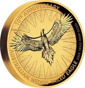 Australia 3000 Dollars (Wedge-tailed Eagle 10th Anniversary) P125 10TH ANNIVERSARY AUSTRALIAN WEDGE-TAILED EAGLE 2024 1 KILO 9999 GOLD coin reverse Australia 3000 Dollars (Wedge-tailed Eagle 10th Anniversary) P125 10TH ANNIVERSARY AUSTRALIAN WEDGE-TAILED EAGLE 2024 1 KILO 9999 GOLD coin reverse