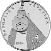 Croatia 4 Euro (Croatian Innovators. Puretic’s Power Block) REPUBLIKA HRVATSKA 4 EURO 2024 coin obverse Croatia 4 Euro (Croatian Innovators. Puretic’s Power Block) REPUBLIKA HRVATSKA 4 EURO 2024 coin obverse