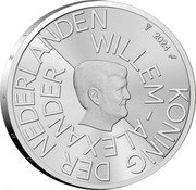 Netherlands 5 Euro (750 Years of Amsterdam) WILLEM-ALEXANDER KONING DER NEDERLANDEN 2024 coin obverse Netherlands 5 Euro (750 Years of Amsterdam) WILLEM-ALEXANDER KONING DER NEDERLANDEN 2024 coin obverse