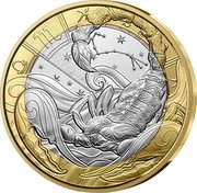 France 5 Euro (Astrological Signs. Scorpion) coin reverse France 5 Euro (Astrological Signs. Scorpion) coin reverse