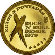 Portugal 5 Euro Xutos & Pontapes 2024 INCM Proof XUTOS & PONTAPÉS 5€ ROCK 'N' ROLL DESDE 1979 coin obverse Portugal 5 Euro Xutos & Pontapes 2024 INCM Proof XUTOS & PONTAPÉS 5€ ROCK 'N' ROLL DESDE 1979 coin obverse