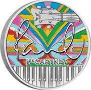UK 5 Pounds (Paul McCartney. Colored) PAUL MCCARTNEY AR DO coin reverse UK 5 Pounds (Paul McCartney. Colored) PAUL MCCARTNEY AR DO coin reverse
