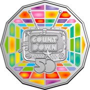 Australia 50 Cents (50 Years of Countdown) COUNT DOWN 50 coin reverse Australia 50 Cents (50 Years of Countdown) COUNT DOWN 50 coin reverse