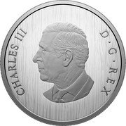 Canada 50 Dollars Heraldic Bear 2025 CHARLES III D G REX SR coin obverse Canada 50 Dollars Heraldic Bear 2025 CHARLES III D G REX SR coin obverse