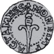 Italy 6 Denari (Marquessate of Masserano) KM# 8 MONETA FACTA MESS coin reverse Italy 6 Denari (Marquessate of Masserano) KM# 8 MONETA FACTA MESS coin reverse