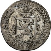 Netherlands 6 Stuivers (Roosschelling) MONE NOVA ORDIN TRAIECTE 1601 coin obverse