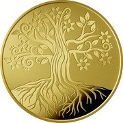 Niue Eight Dollars The Tree of Life 2024 ʟMㅈ Proof  coin reverse Niue Eight Dollars The Tree of Life 2024 ʟMㅈ Proof  coin reverse