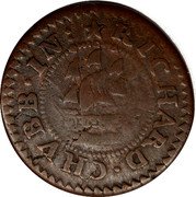 UK Halfpenny (London Richard Chubb) RICHARD CHUBB. IN: coin reverse UK Halfpenny (London Richard Chubb) RICHARD CHUBB. IN: coin reverse