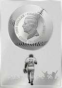 Cook Islands One Dollar Pete Rose 2023  Prooflike ONE DOLLAR CHARLES III 2023 DT COOK ISLANDS ROSE 14 coin obverse Cook Islands One Dollar Pete Rose 2023  Prooflike ONE DOLLAR CHARLES III 2023 DT COOK ISLANDS ROSE 14 coin obverse