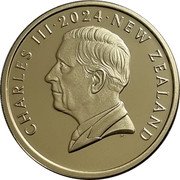 New Zealand Two Dollars (Charles III. Circulation Coin) CHARLES III NEW ZEALAND 2024 DT coin obverse New Zealand Two Dollars (Charles III. Circulation Coin) CHARLES III NEW ZEALAND 2024 DT coin obverse