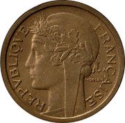 France 1 Franc (Morlon Essai-Piefort) REPVBLIQVE FRANÇAISE MORLON coin obverse