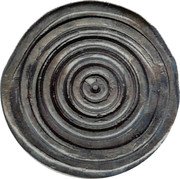 France 10 Centimes Lead Coin Experiment 1917   coin obverse