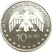 Germany 10 Euro 2003 J Proof KM# 222 Euro Coinage coin obverse