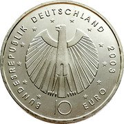 Germany 10 Euro KM# 223 Euro Coinage coin obverse