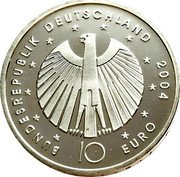 Germany 10 Euro KM# 229 Euro Coinage coin obverse