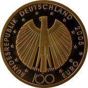 Germany 100 Euro 2005 G KM# 237 Euro Coinage coin obverse