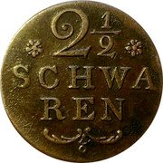 Germany 2-1/2 Schwaren 1820 KM# 225 Bremen / Free City / Regular Coinage coin reverse