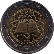 Germany 2 Euro 2007 G KM# 259 Euro Coinage coin obverse