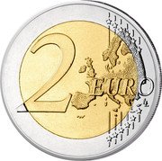 Germany 2 Euro 2009 A Proof KM# 277 Euro Coinage coin reverse