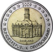 Germany 2 Euro 2009 G Proof KM# 276 Euro Coinage coin obverse