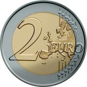 Germany 2 Euro 2010 J Proof KM# 285 Euro Coinage coin reverse