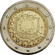 Germany 2 Euro 2015 D KM# 339 Euro Coinage coin obverse